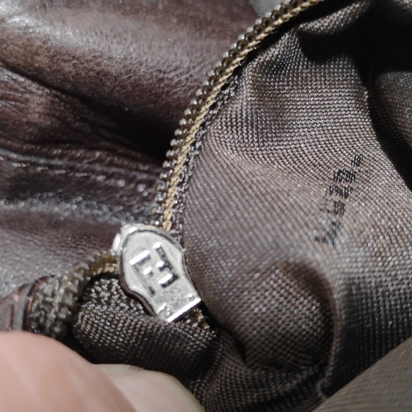 SALE! RARE! Auth FENDI Checkered Vintage Nylon Shoulder Bag W Dust Bag - Picture 13 of 15